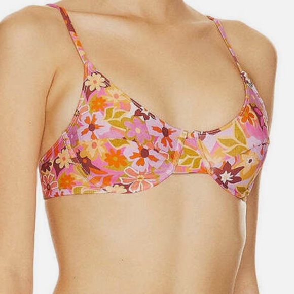 NWT Stone Fox Revolve Size Small SUMATRA Bikini BOTTOM RETRO POP CONCH TOP - Picture 3 of 13
